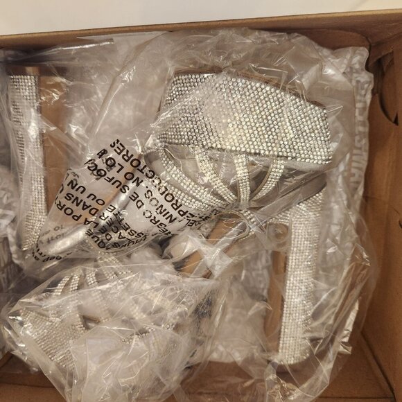 Steve Madden "MIPS-R" Rhinestone Platform Sandals. NIB. Size 8 - Picture 9 of 10
